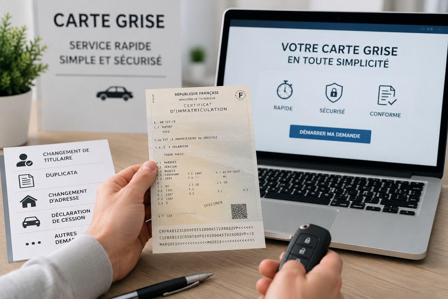 Service Carte Grise